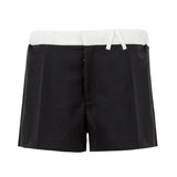 Bowie Grey Shorts in Pinstripe Fabric by Armand Basi