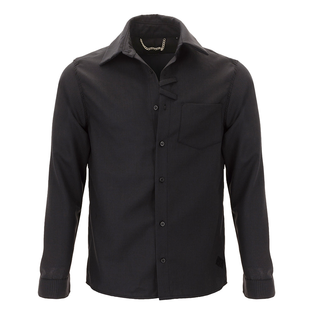 Classic White Shirt with Chest Patch Pocket by Armand Basi