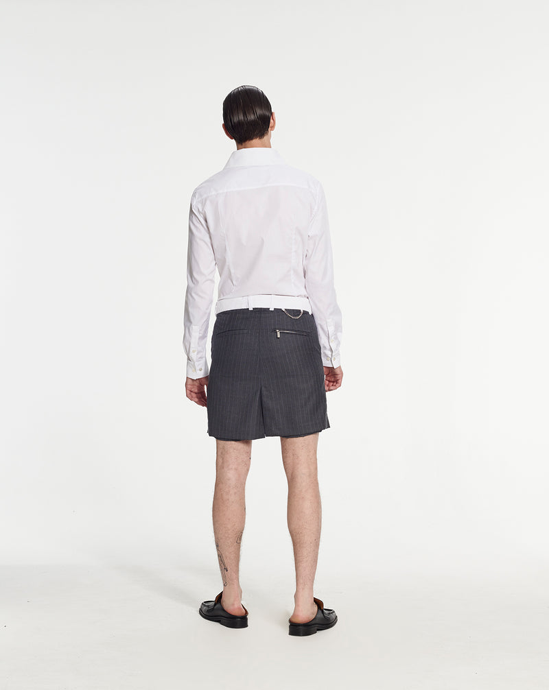Short Skirt Trouser in Pinstripe Fabric by Armand Basi
