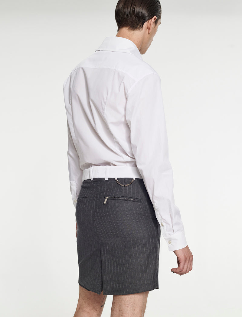Short Skirt Trouser in Pinstripe Fabric by Armand Basi