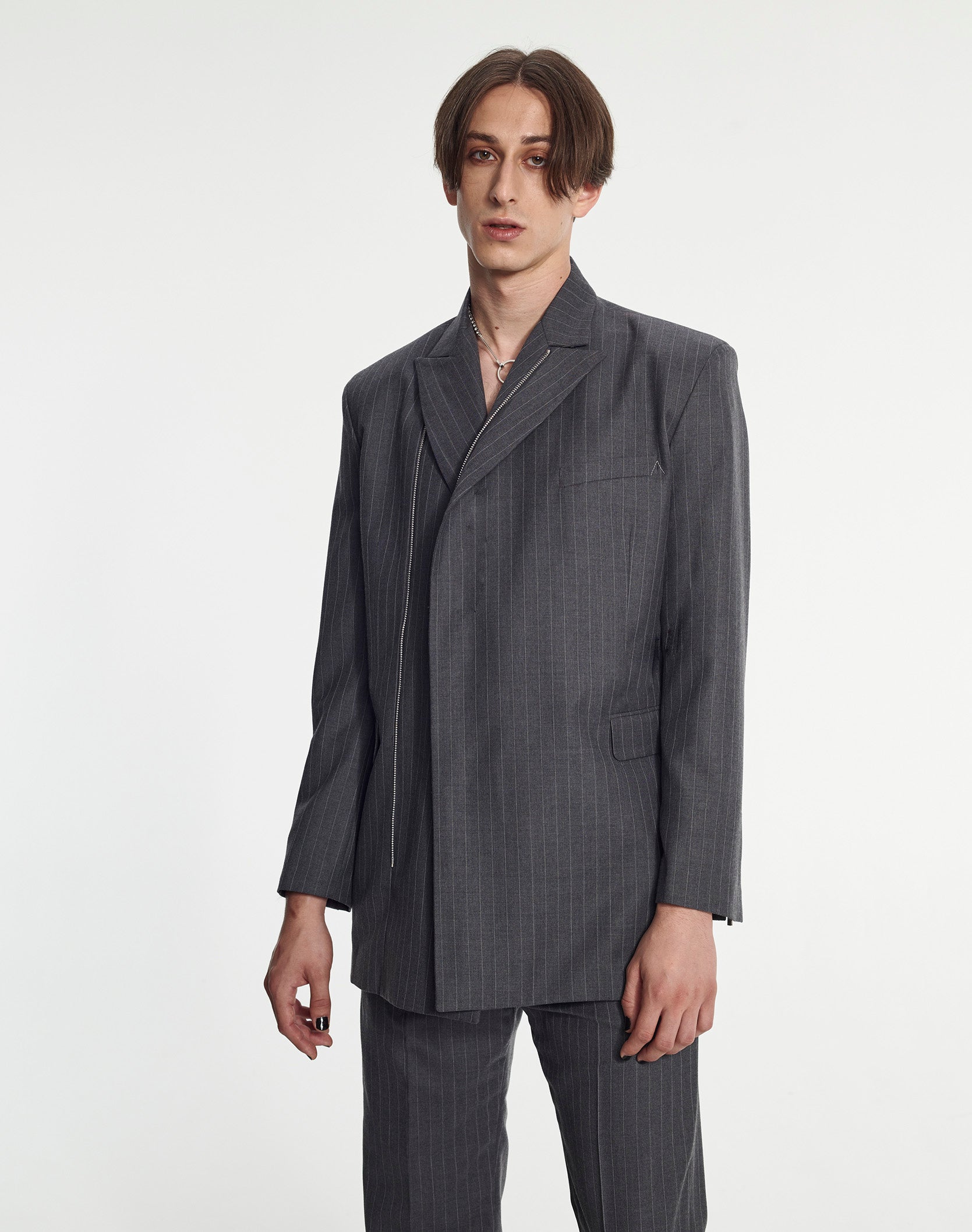 Tailored Jacket in Pinstripe Fabric by Armand Basi
