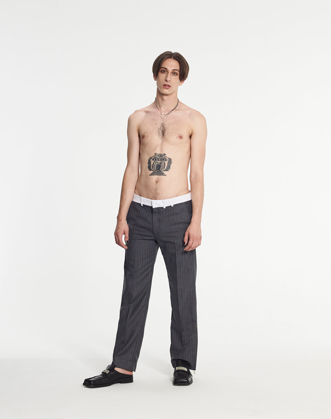 Begbie Tailored Trouser in PInstripe Faabric by Armand Basi