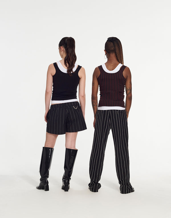 Double Tank Top with Deep Neckline by Armand Basi