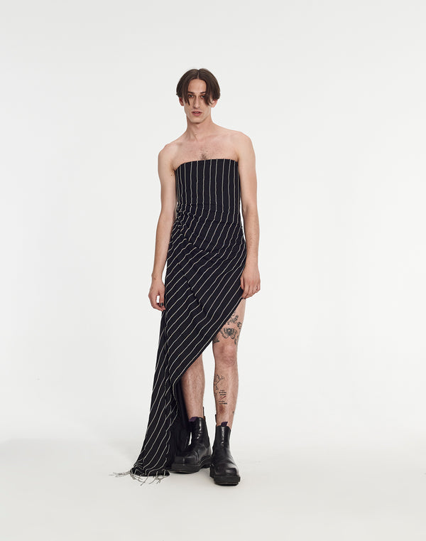 Marla Long Dress with Embroidered Chains by Armand Basi