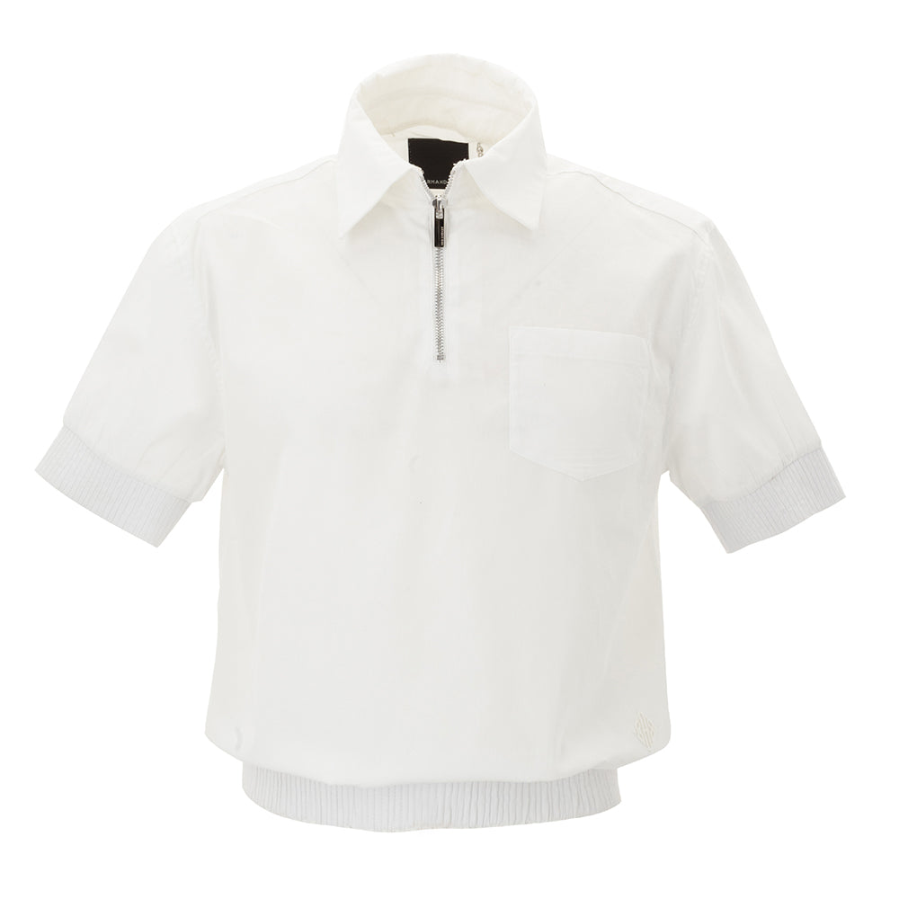 Short Polo-Shirt with Chest Patch Pocket by Armand Basi