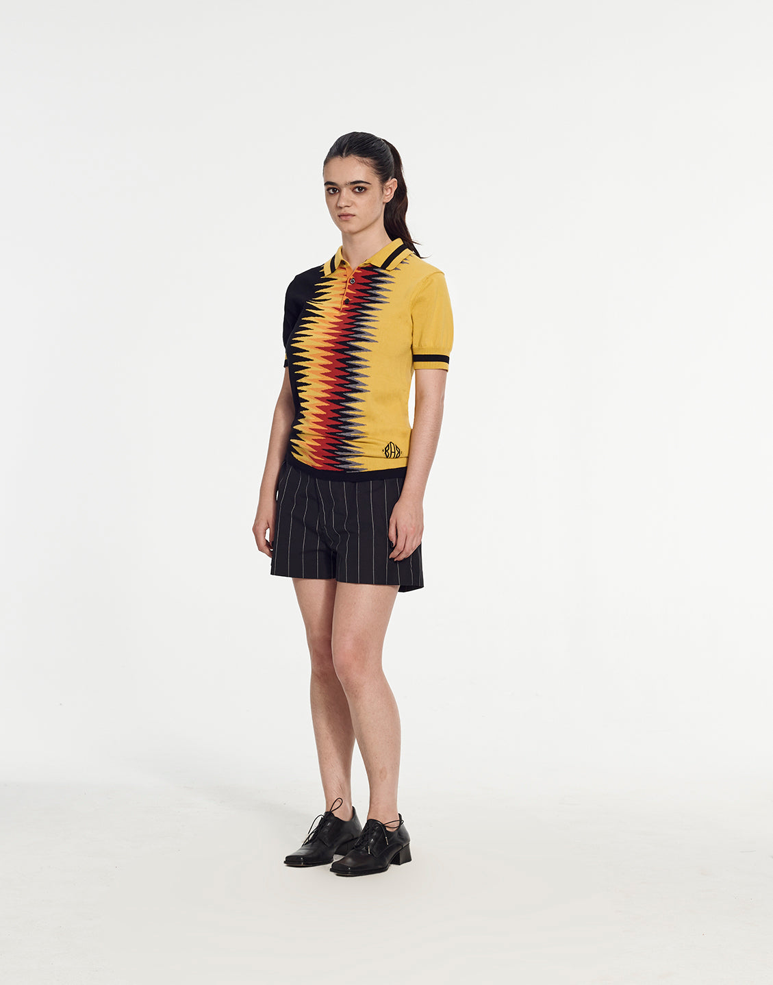 Raoul Polo Shirt with Flames Intarsia by Armand Basi