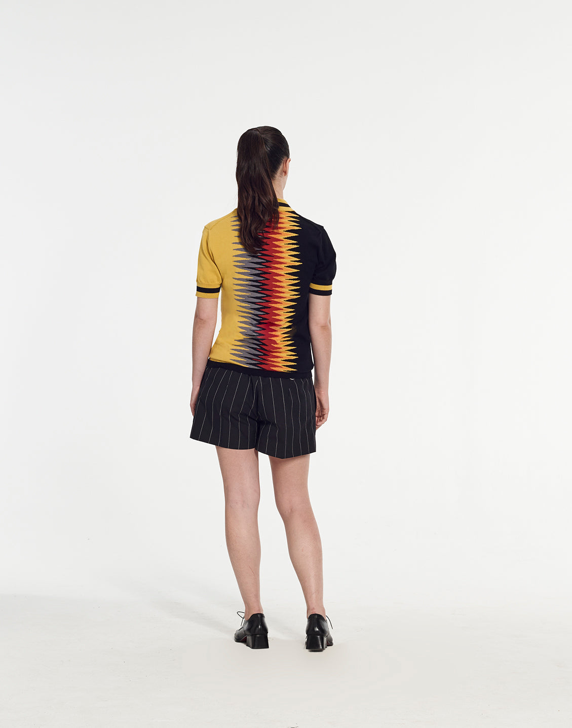 Raoul Polo Shirt with Flames Intarsia by Armand Basi