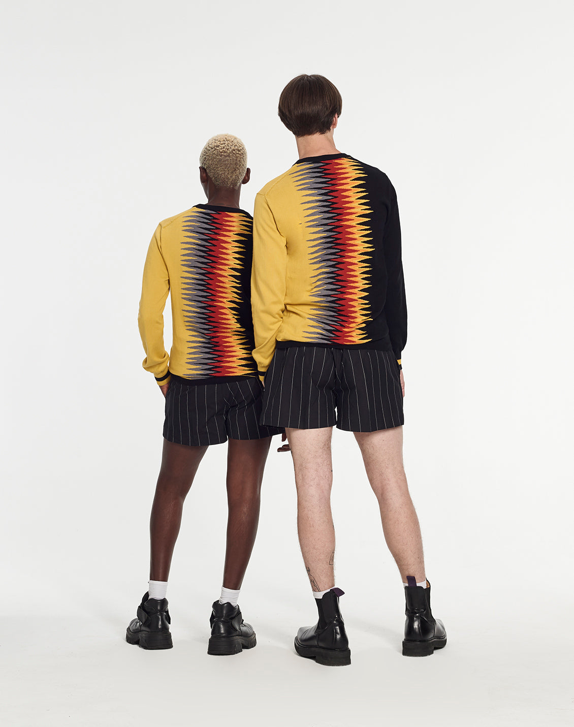 Will Sweater with Flames Intarsia by Armand Basi