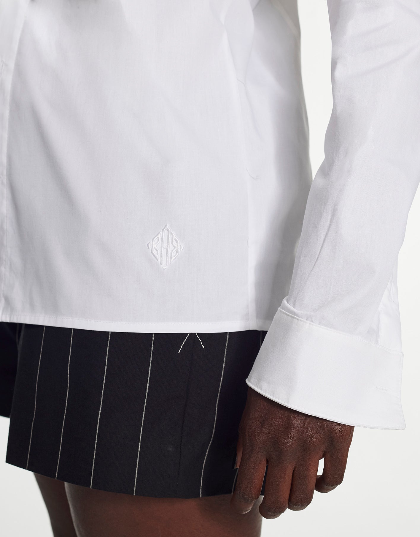 Yoko Classic shirt in Pinstripe Fabric by Armand Basi